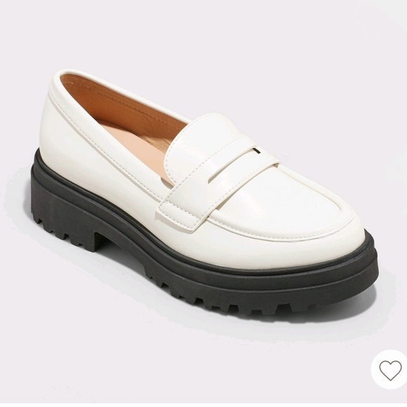 a new day Shoes - A New Day Women's Paris Platform Loafers - Off White